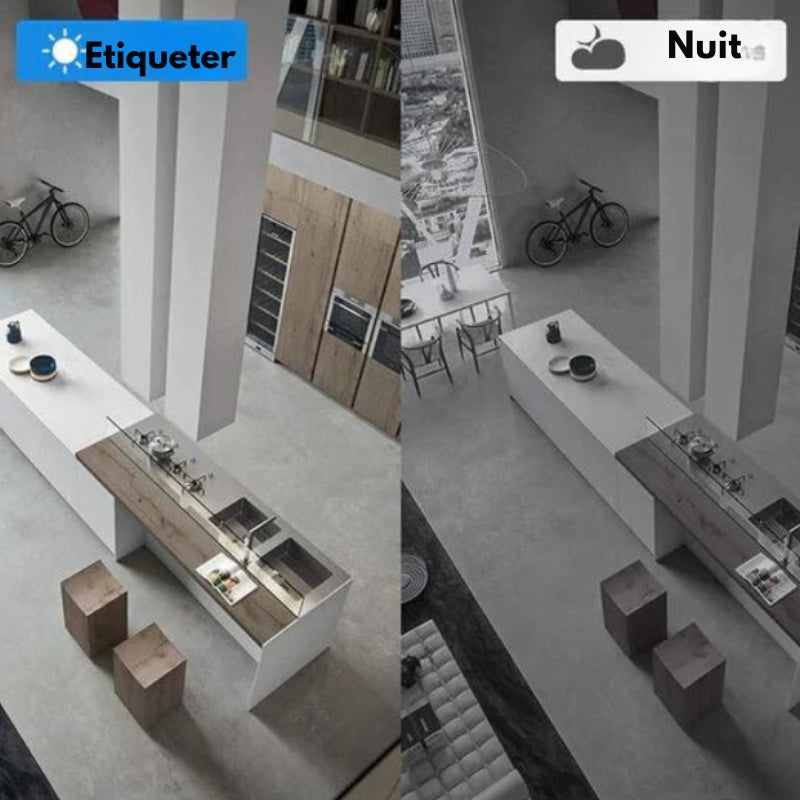Caméra de surveillance intérieure Wi-Fi, facile à installer, offrant sécurité et protection du domicile.