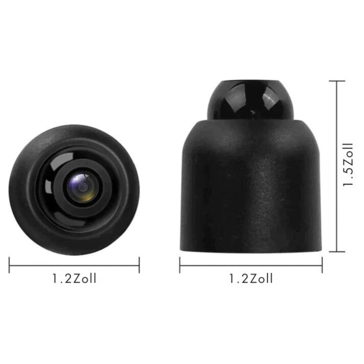 Protection domicile: Mini caméra de sécurité Wi-Fi compacte, vision nocturne, surveillance intérieure.