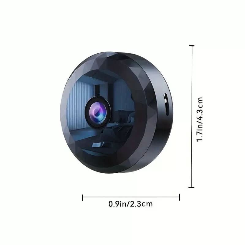 Modèle compact de caméra WiFi 1080p HD. Idéal pour la surveillance discrète à la maison ou au bureau.