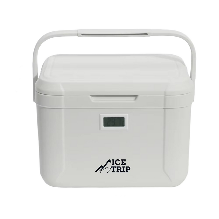 Mini-congélateur portable électrique compact pour voiture, camping et voyage, garde au frais/chaud.