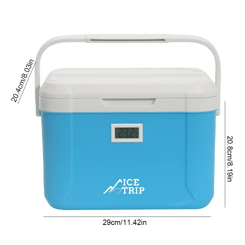 Glacière mini-frigo portable 12V pour voiture, voyage, camping, maintien au froid des boissons et repas.