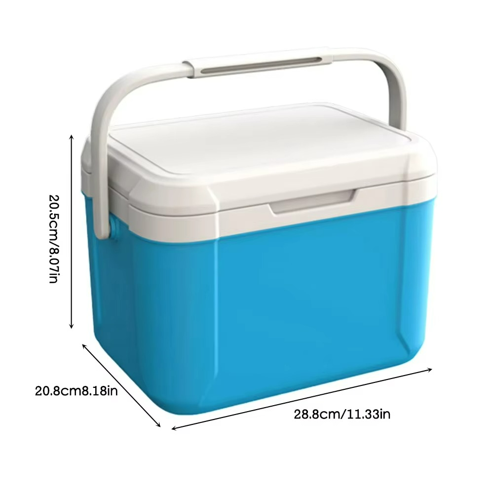 Glacière électrique compacte 5L pour le camping et l'extérieur. Maintient la fraîcheur des boissons et aliments.