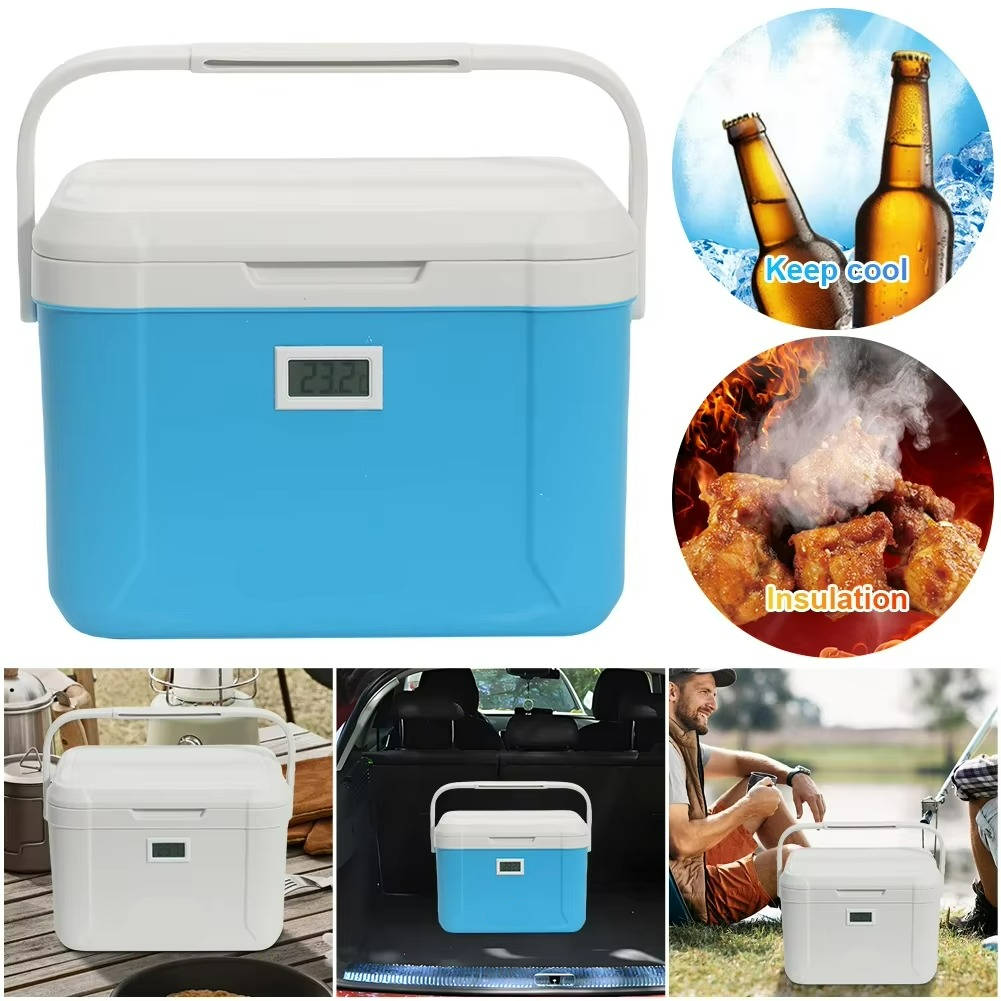 Glacière de voyage 5L, compacte et portable. Maintient vos boissons et repas frais pour voiture et camping.