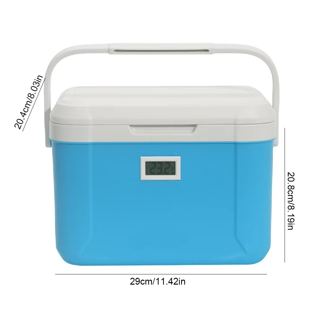 Glacière portable 5L, idéale pour conserver le froid de vos boissons lors de voyages en voiture ou camping.