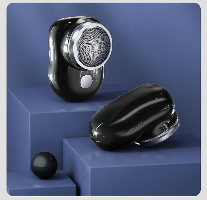 Mini rasoir électrique rechargeable USB pour homme, sans fil, idéal pour les voyages et l'entretien quotidien du visage.