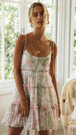 Rose et vert