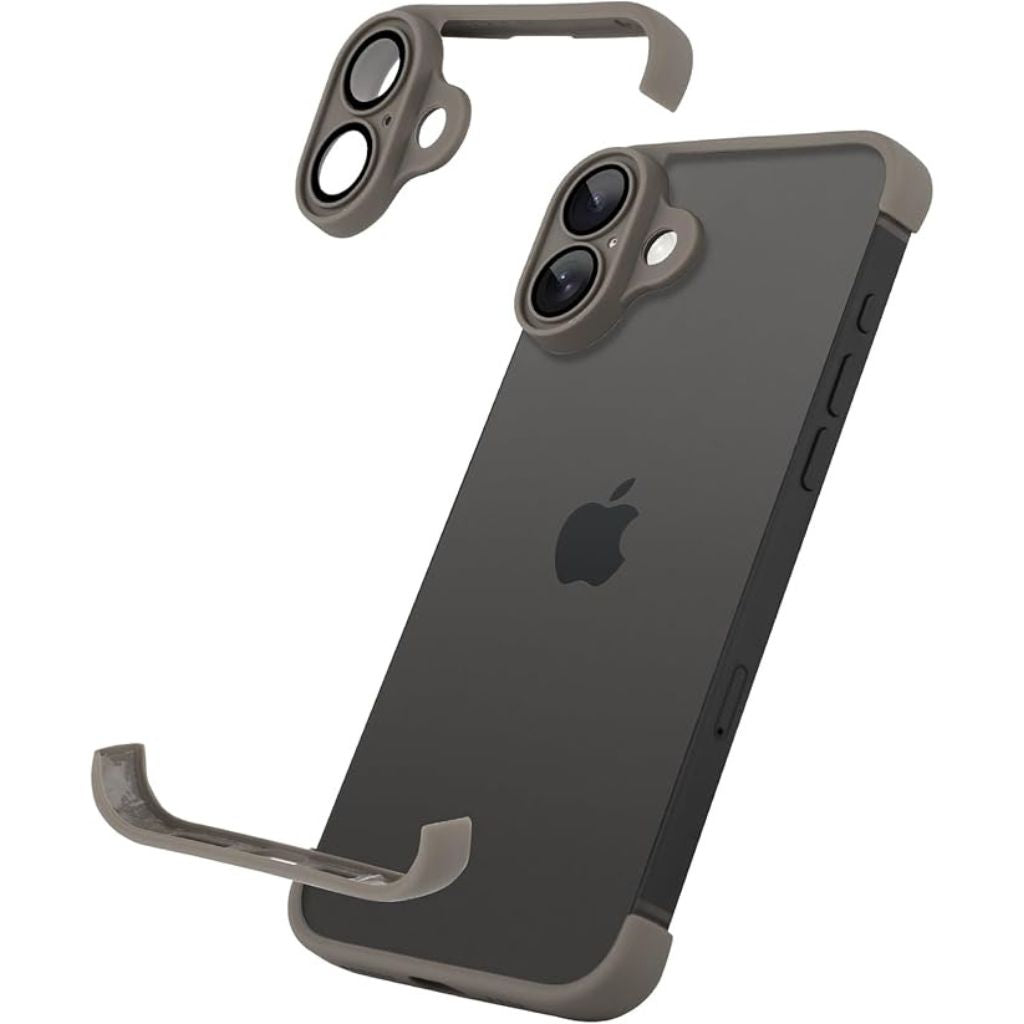 Coque iPhone noire mate, robuste et anti-choc.
