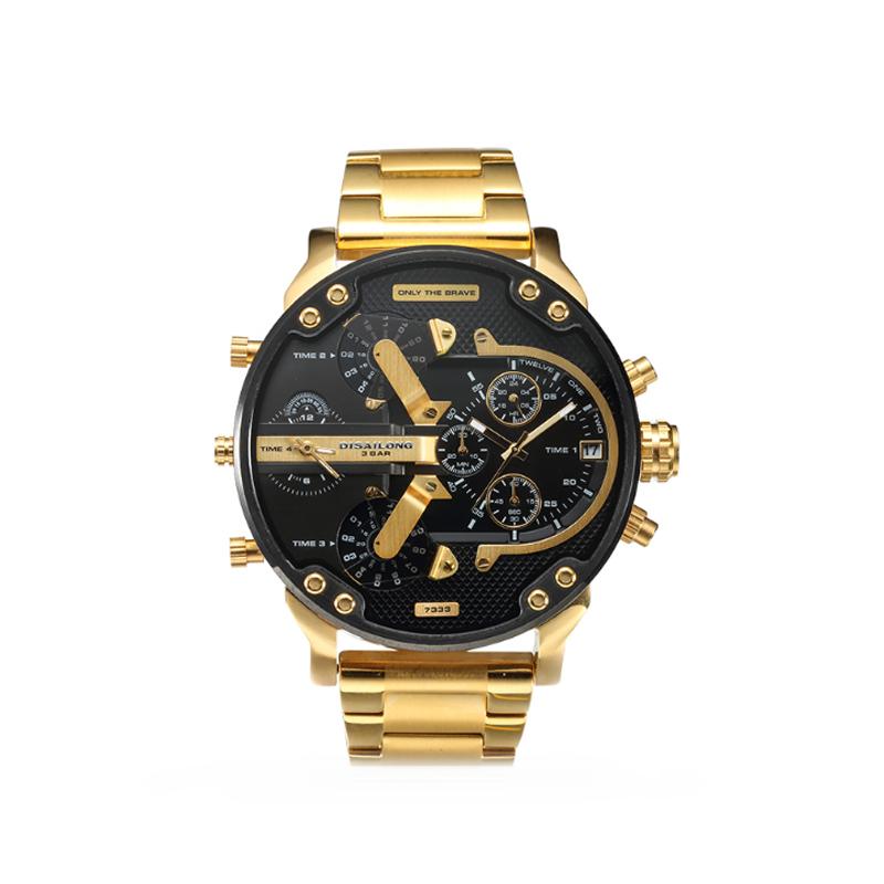 Montre chronographe quartz homme, fonctions digitales avancées, précision pour les activités sportives.