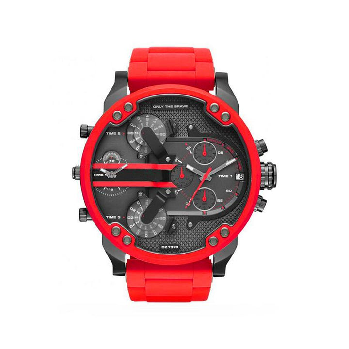 Montre chronographe quartz homme de luxe, accessoire élégant et durable, cadeau parfait.