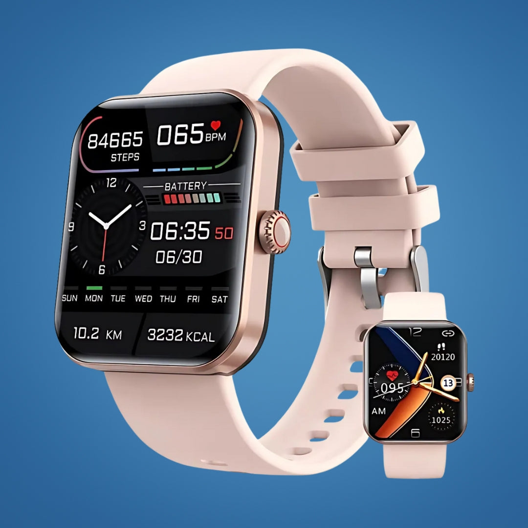Montre intelligente pour la gestion du diabète: surveillance de la glycémie non invasive et alertes personnalisées.