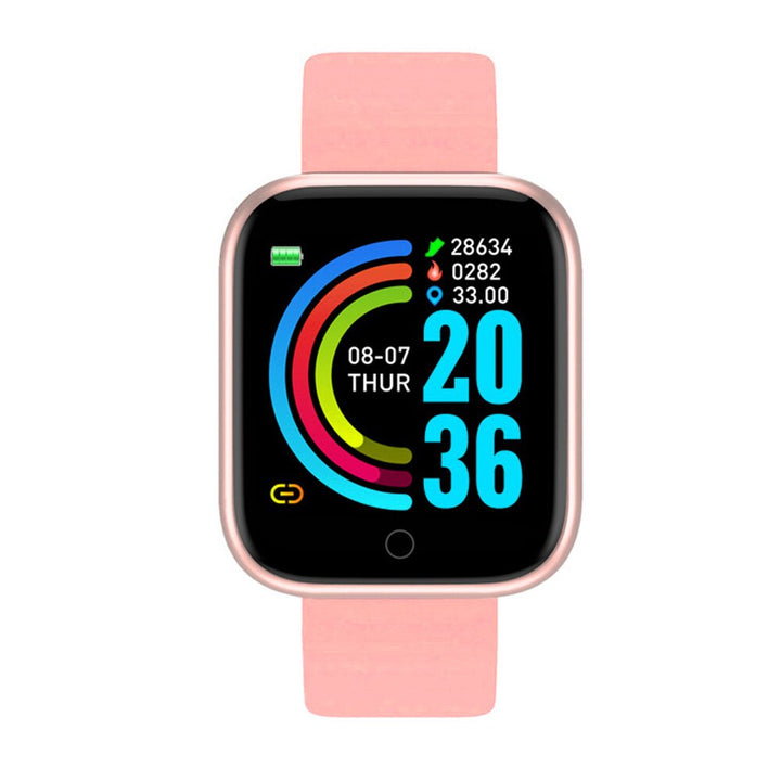 Gros plan sur l'écran de la montre connectée, affichant données santé, sommeil et notifications.