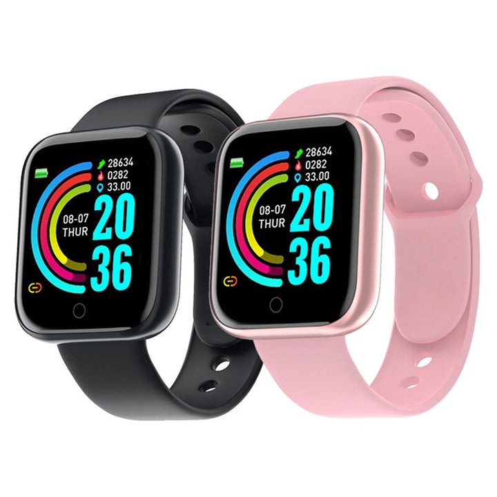 Montre connectée affichant des notifications, essentielle pour le sport, la santé et l'activité quotidienne.