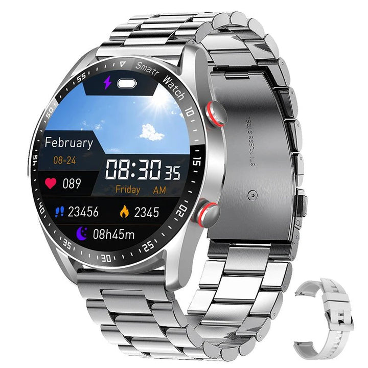 Smartwatch santé unisexe : gestion simplifiée de la glycémie, fréquence cardiaque, sommeil et bien-être général.