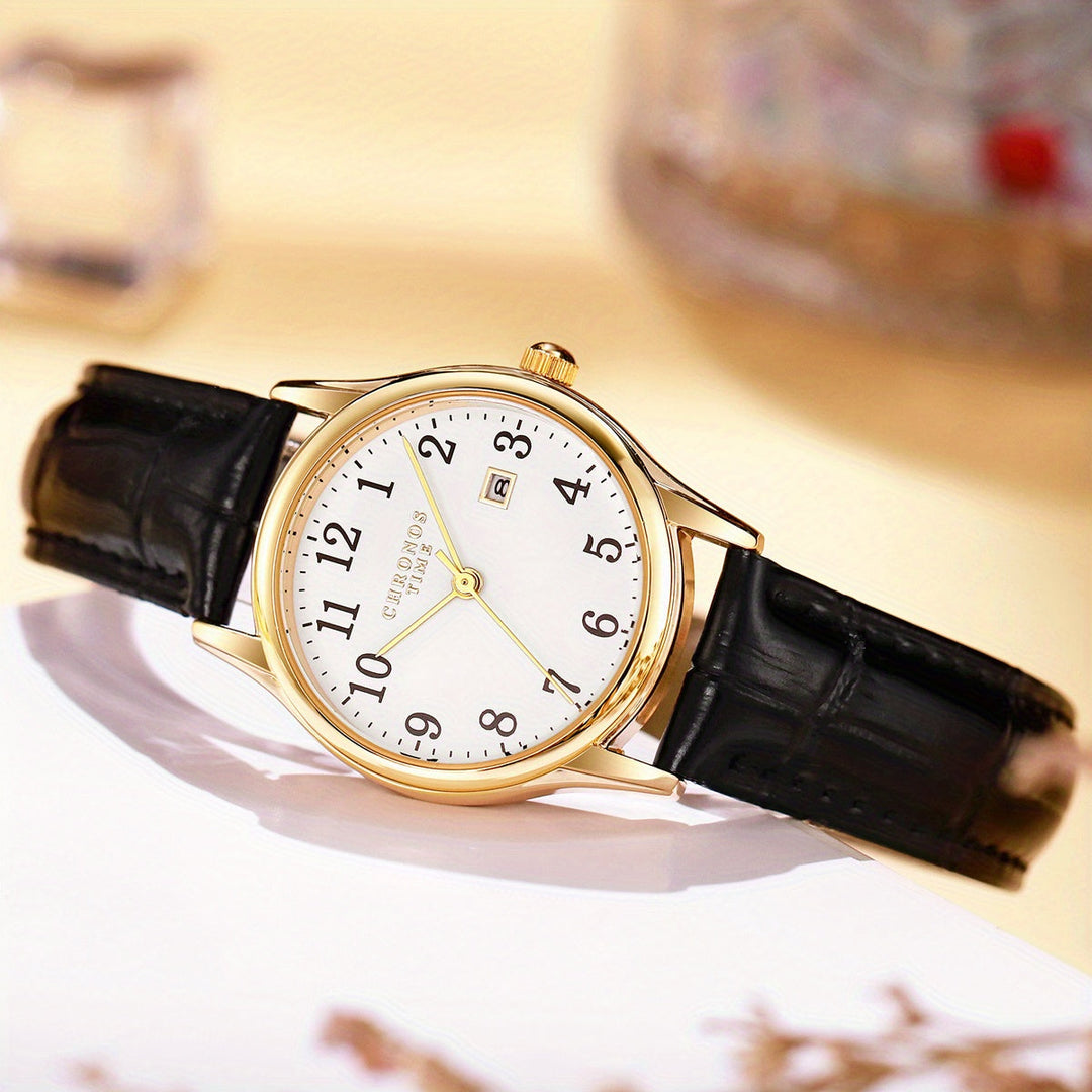 Montre femme élégante à cadran carré doré, accessoire raffiné et tendance pour un style moderne.