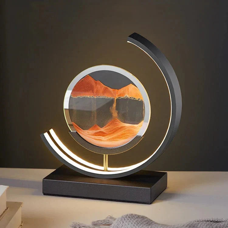 Lampe de table LED dorée tactile Soléna, idéale pour créer une ambiance cosy dans le salon ou bureau.