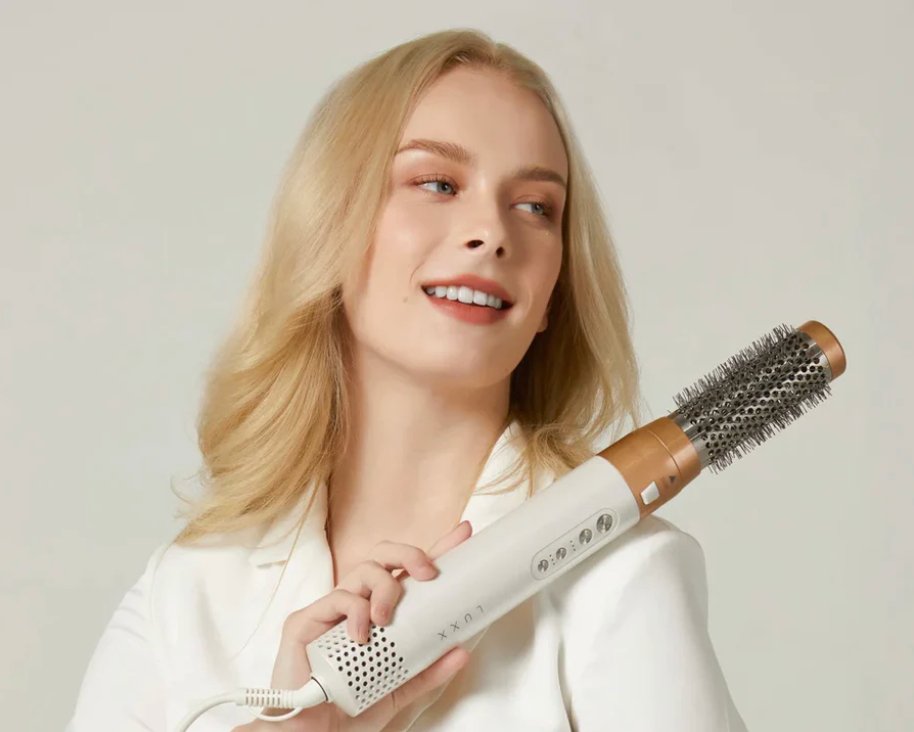 Accessoires airstyler professionnel 5-en-1. Embouts pour boucles, lissage, volume et séchage.