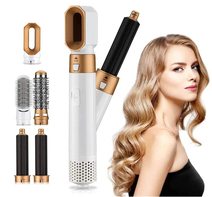 Coiffure sans effort avec l'airstyler 5-en-1. Effet Coanda pour des résultats professionnels durables.