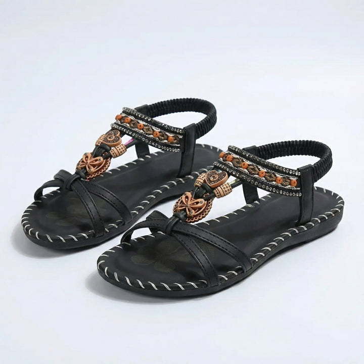 Sandales Lola femmes modernes, orthopédiques, fusion de confort et style bohème estival.