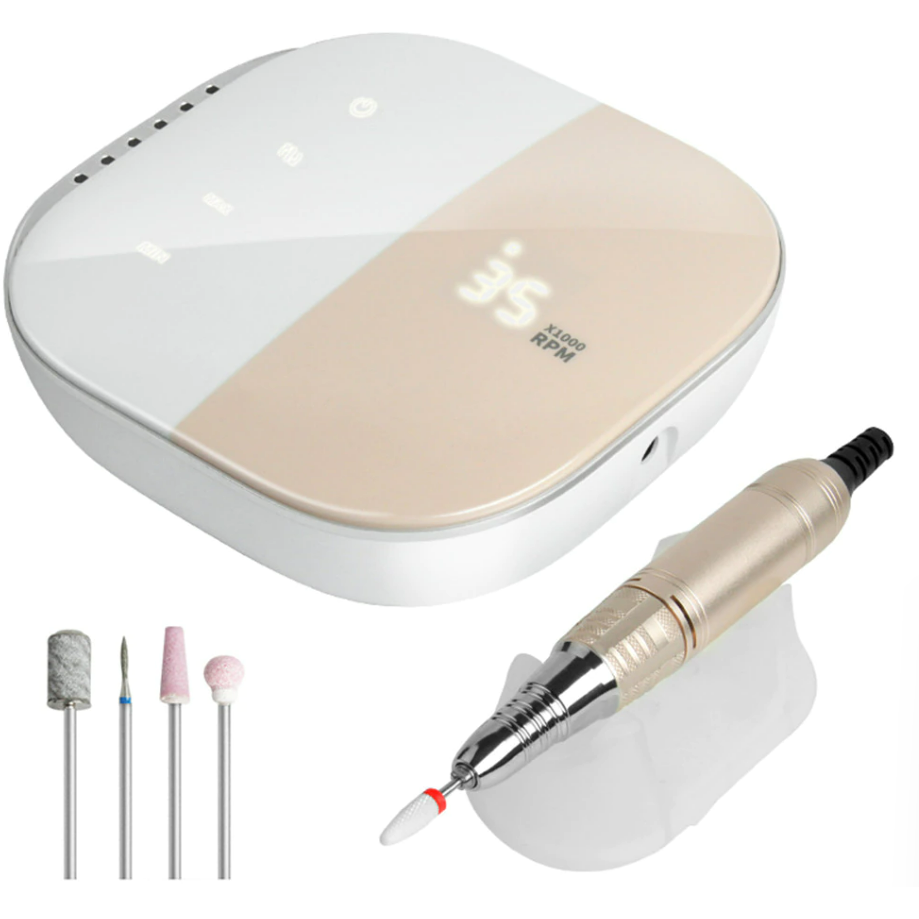 Fraiseuse électrique pro pour manucure & pédicure de précision. Outil puissant pour le soin des ongles et l'esthétique.