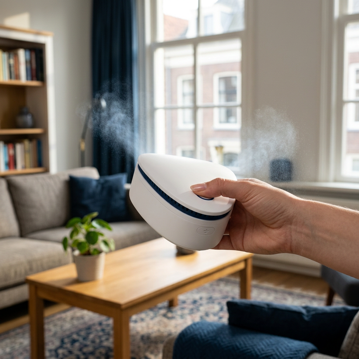 Neutraliseur d'air professionnel puissant, élimine les mauvaises odeurs de maison, cuisine, animaux et fumée.