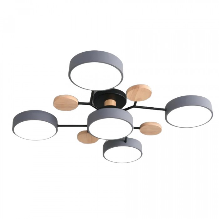 Lampe plafond LED design branches, lumière économe et esthétique pour intérieur.