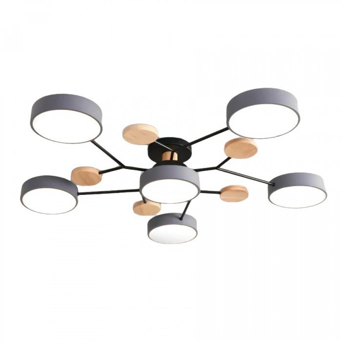 Lustre LED ramifié pour plafond. Design scandinave moderne et lumineux pour tout intérieur.