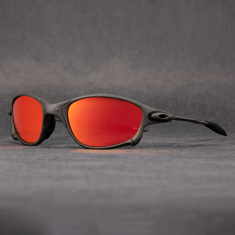 Lunettes sportives polarisées UV400 unisexes, légères pour plein air. Protection solaire optimale pour toute activité.