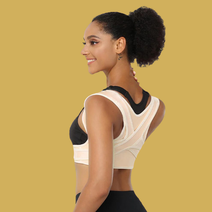 Correcteur de posture unisexe pour dos droit et maintien confortable. Soulage les douleurs dorsales.