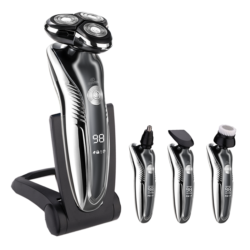 Rasoir électrique rechargeable homme pour rasage de précision humide & sec, parfait pour le visage.