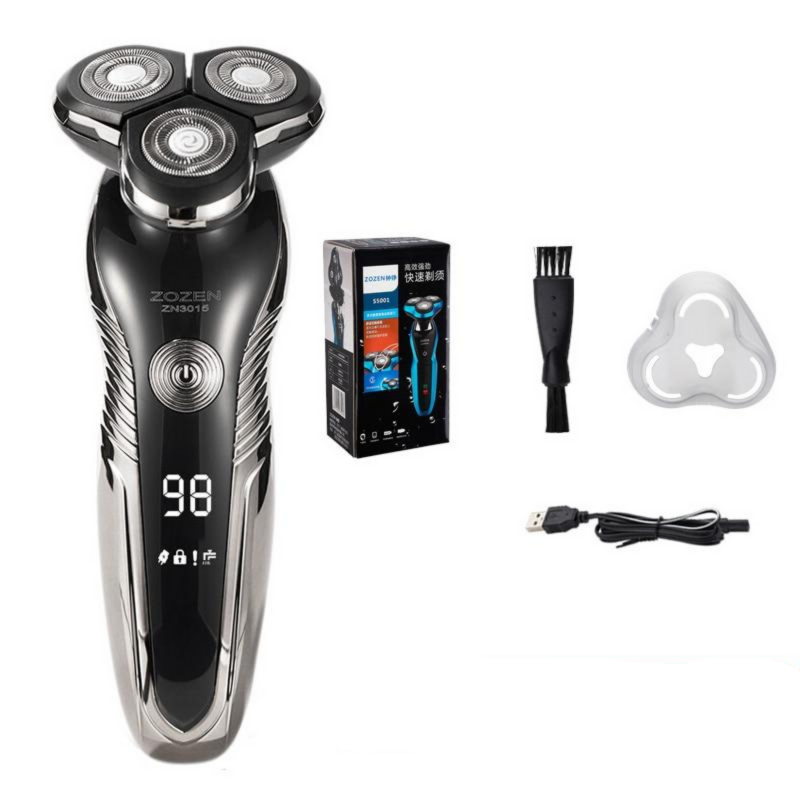 Rasoir électrique homme pour un rasage quotidien efficace, doux sur la peau du visage, pour des soins optimaux.
