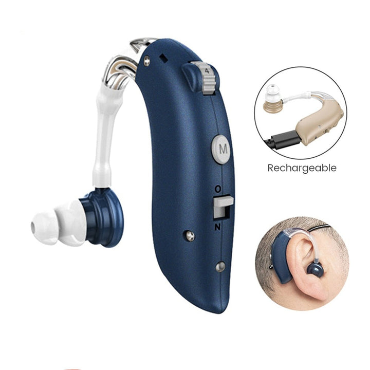 Aide auditive rechargeable, design discret pour un confort optimal. Améliore l'audition et le bien-être sans encombre.