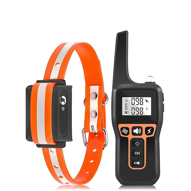 Accessoire pour chien: collier de dressage rechargeable, parfait pour l'éducation des chiots et adultes.