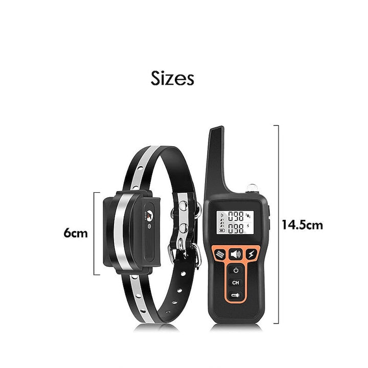 Collier étanche et rechargeable pour chien, aide précieuse au dressage et au contrôle comportemental.