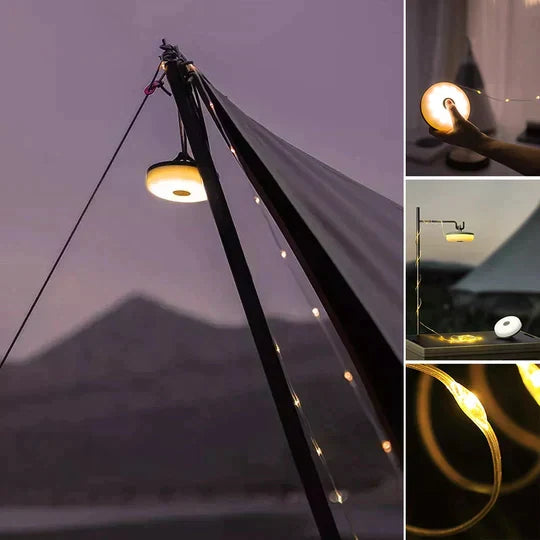 Lumière LED rechargeable pour soirées, étanche, crée une atmosphère unique et relaxante.