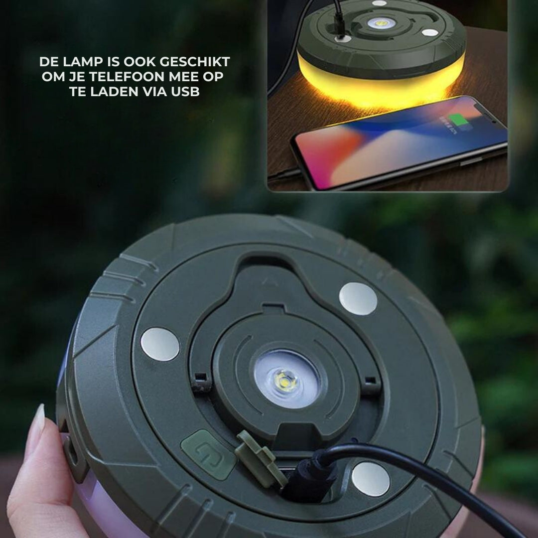 Lumière d'ambiance LED rechargeable pour terrasse, balcon ou bord de piscine étanche.