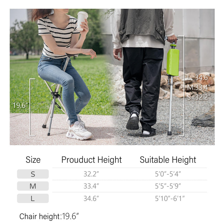 CrutchSeat: support ergonomique et tabouret pliable facile à installer sur béquilles. Confort et aide à la marche.
