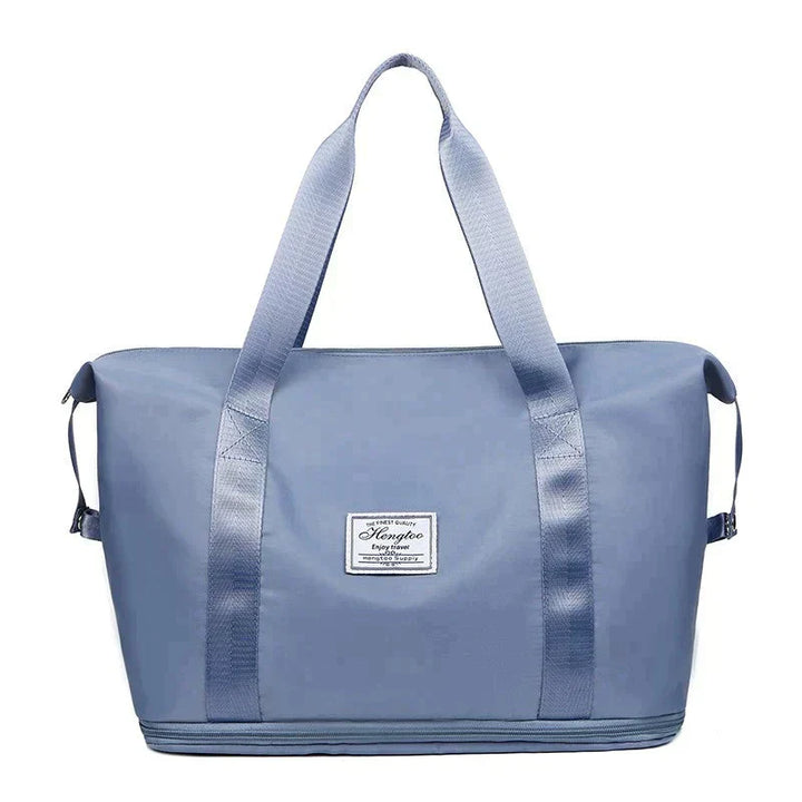 Sac de week-end pliable pour femmes, imperméable, offrant un grand espace de rangement, très pratique.
