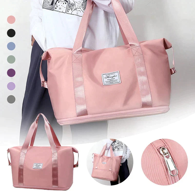 Accessoire de voyage pour femmes : sac pliable imperméable multifonctionnel, organisateur de bagage.