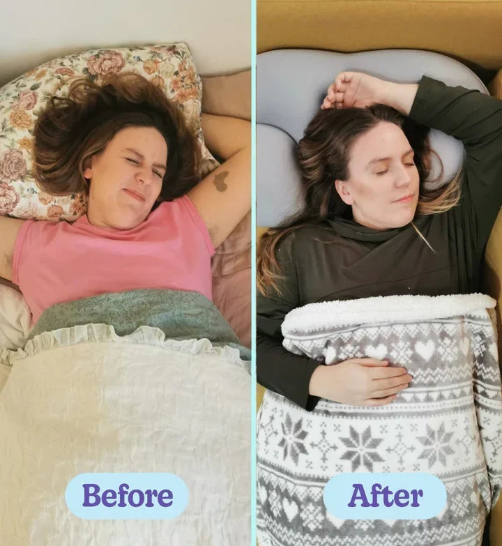 Texture douce de l'oreiller ergonomique, combinant confort et soutien pour des nuits paisibles et réparatrices.