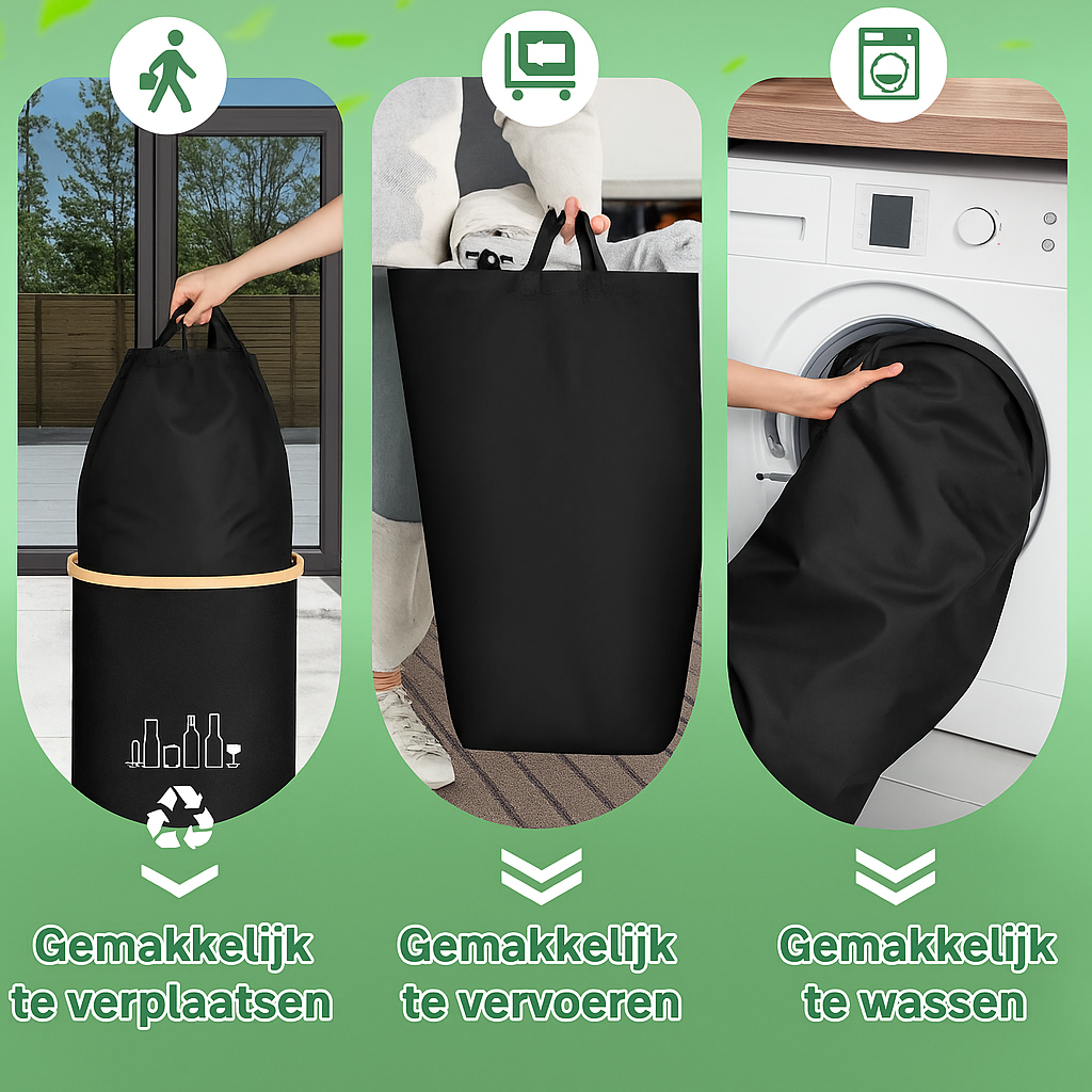 Rangez vos bouteilles recyclables et consignées avec cet organiseur astucieux. Gagnez de l'espace et triez facilement.