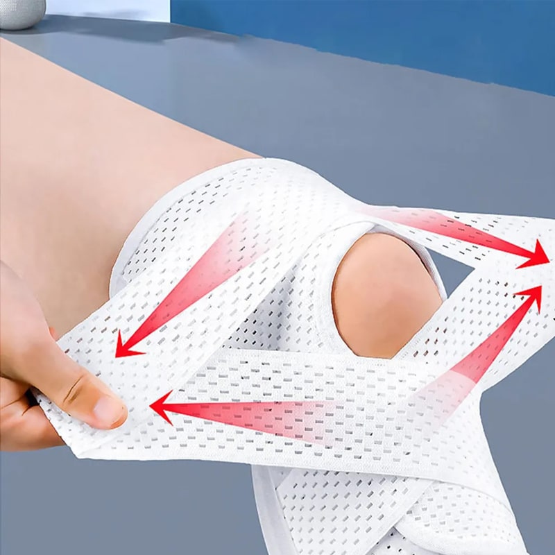 Genouillère patellaire pour récupération sportive, soutien efficace contre tendinite et douleur chronique.