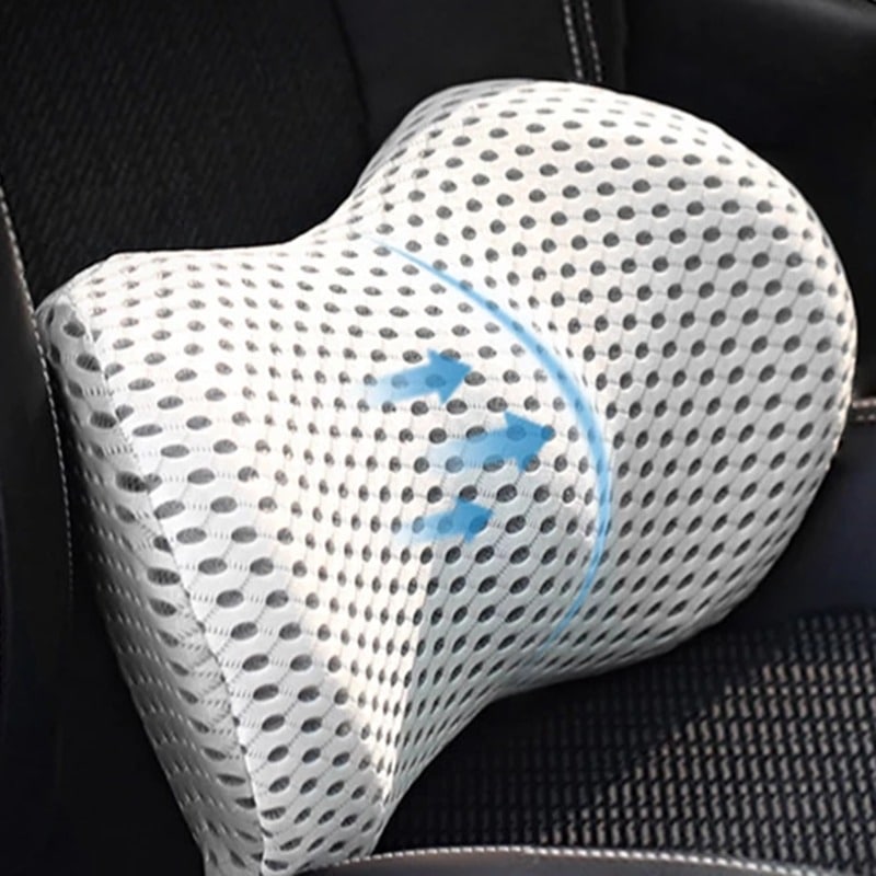Confort dorsal amélioré avec ce coussin lombaire ergonomique, soutien orthopédique pour la santé et le bien-être.