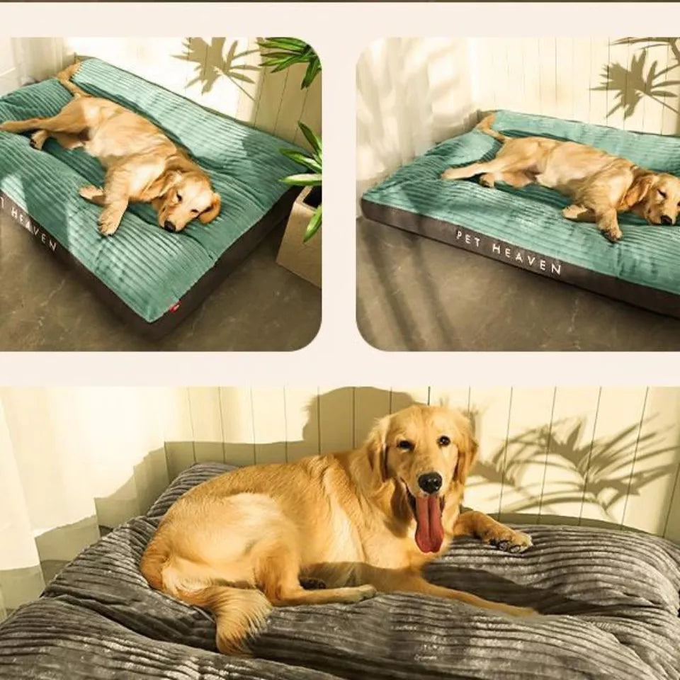 Panier chien douillet et chaud, parfait pour des siestes confortables et un repos profond. Entretien facile.