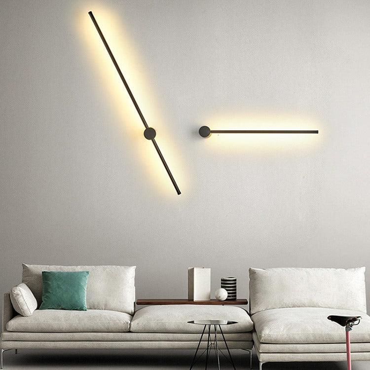 Applique murale LED pour intérieur moderne, éclairage élégant, touche minimaliste.