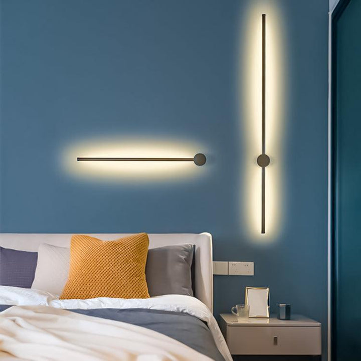 Applique murale LED polyvalente, éclairage moderne pour salon, chambre ou bureau.