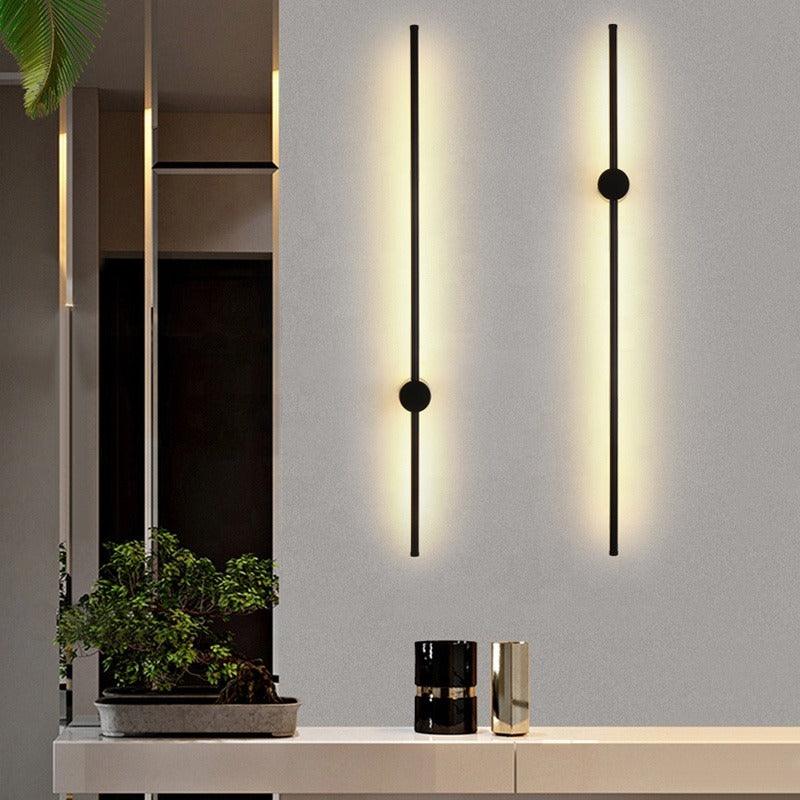 Applique murale LED avec éclairage indirect, lumière douce, idéale pour une ambiance relaxante.