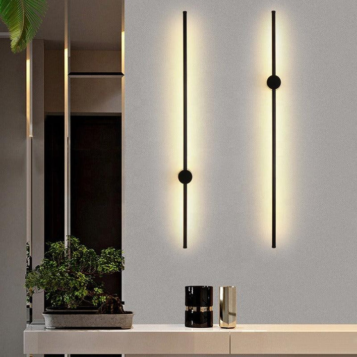 Applique murale LED avec éclairage indirect, lumière douce, idéale pour une ambiance relaxante.