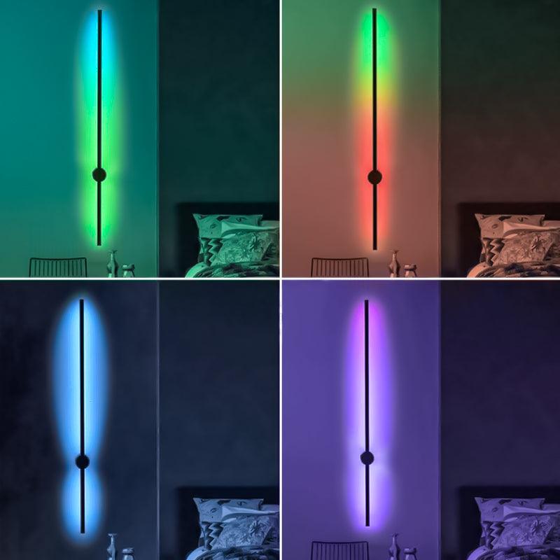Éclairage mural LED à économie d'énergie, lumière d'ambiance, idéal pour salon, chambre ou couloir.