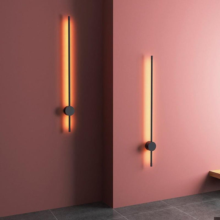 Lampe murale LED pour chambre, lumière douce et décorative, design minimaliste et fonctionnel.