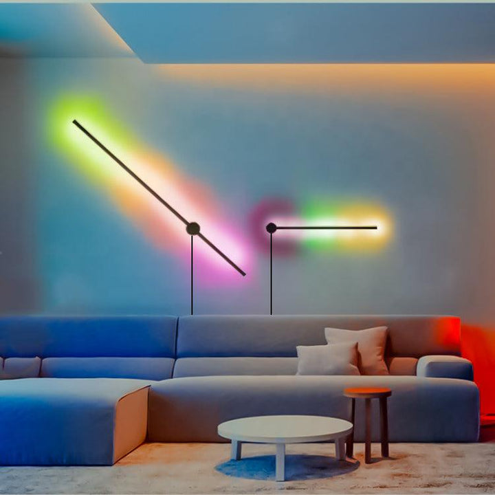 Applique murale LED, économie d'énergie, éclairage moderne pour une décoration intérieure durable.